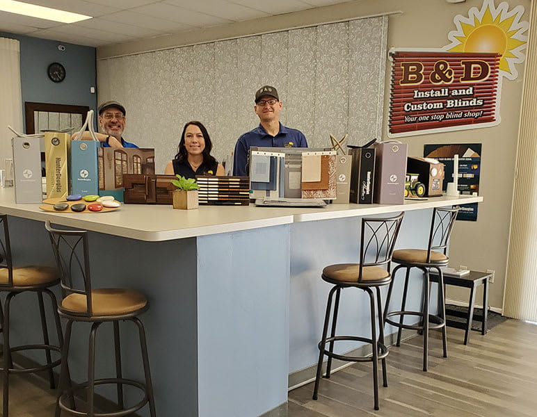 B & D Custom Blind's Team Members
